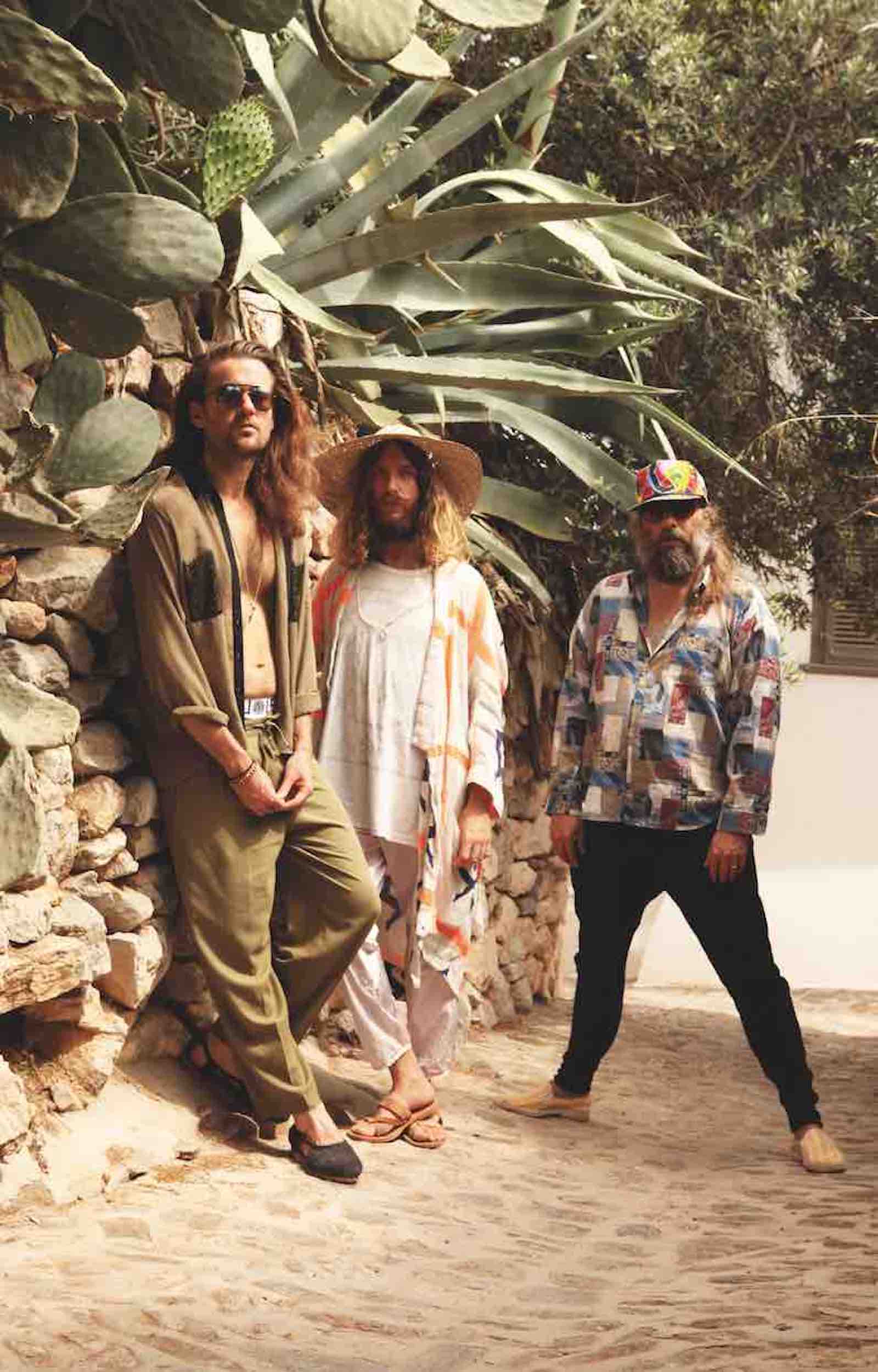 Sebastien Tellier and the Mind Gamers at the Old Carpet Factory Recording Studio in Greece