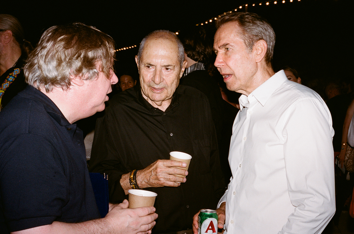 George Condo, Dakis Joannou and Jeff Koons